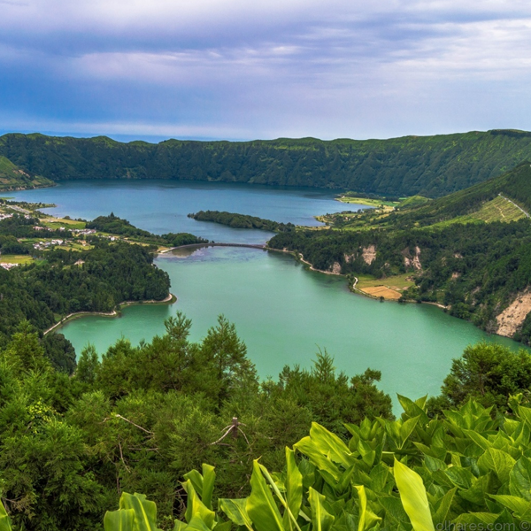 The Green and Blue Lagoons of Sete Cidades